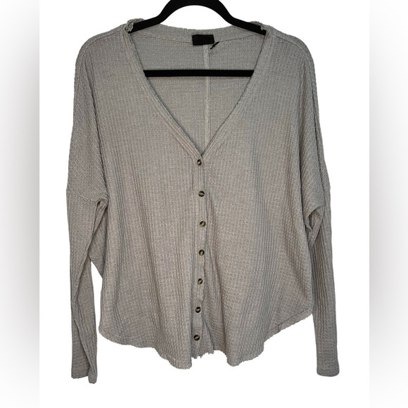 Urban Outfitters Tops - Urban Outfitters Out From Under Top Women’s Small Oversized Waffle Knit Thermal